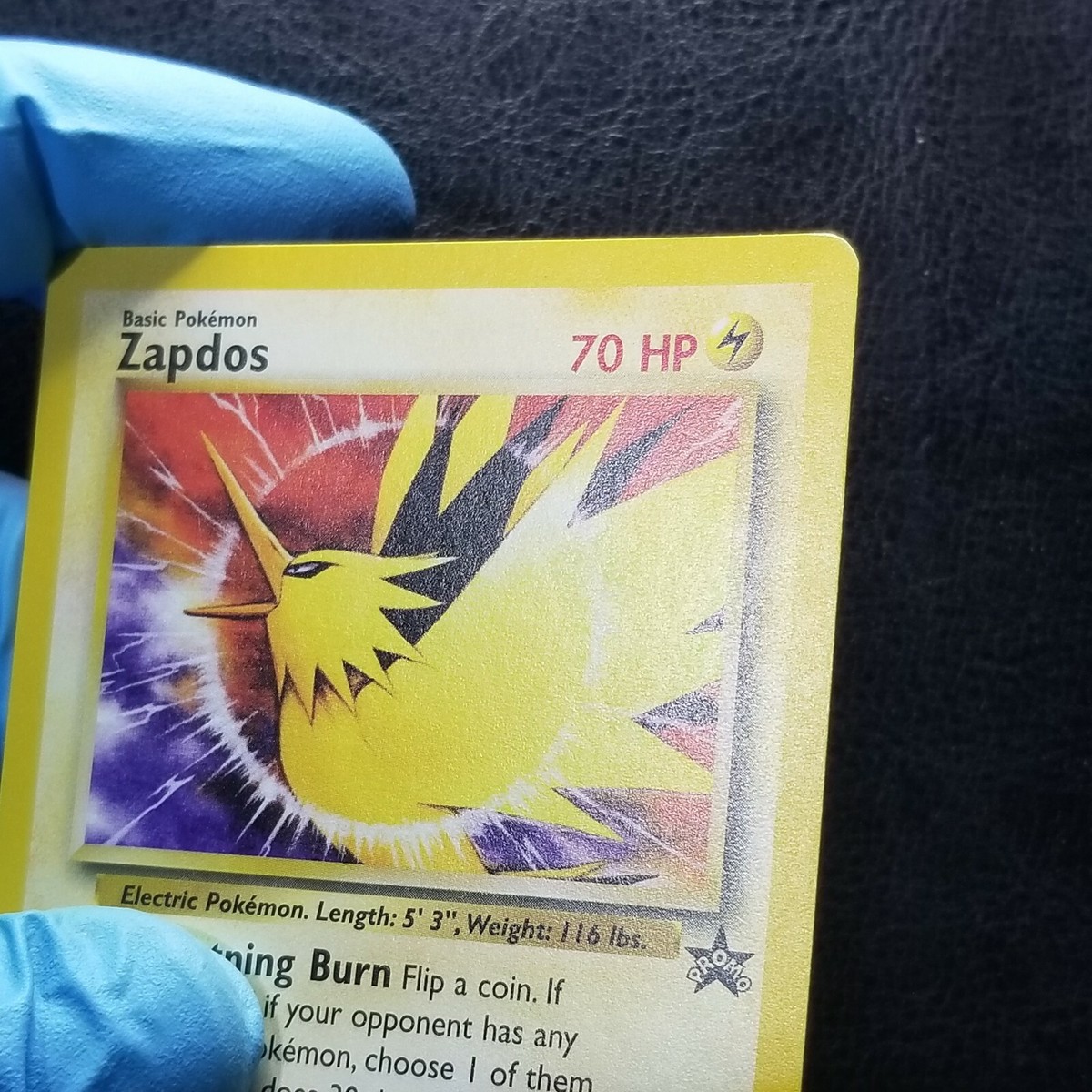Zapdos 23 Black Star Promo Aoki ERROR 2000 Pokemon Nintendo