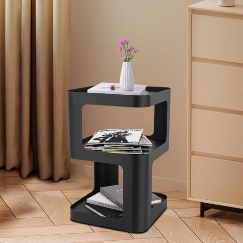 3-tier Side Table Coffee Table Sofa Bedside Table Storage Organizer Space Saving - Picture 20 of 20