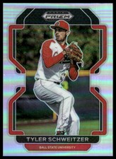 Panini Prizm Draft Picks #PDP161 Tyler Schweitzer Silver