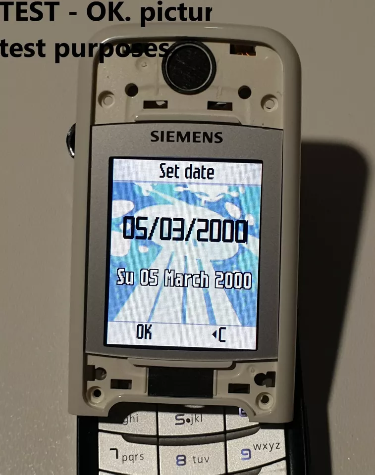 Pantalla LCD para teléfono móvil Siemens SF65. Carcasa Teclado Batería Cubierta Micrófono... Foto 2 de 4