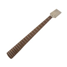Bass Guitar Neck 21 Fret 32 Inch Head Maple Rosewood Fretboard  DIY Replacement