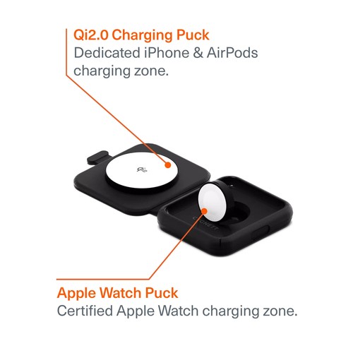 NEW Cygnett MagTravel Qi2.0 2-in-1 Wireless Charger - Picture 2 of 6