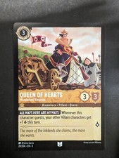 Queen of Hearts Into the Inklands 20/204 Lorcana TCG Card NM/M Non Foil