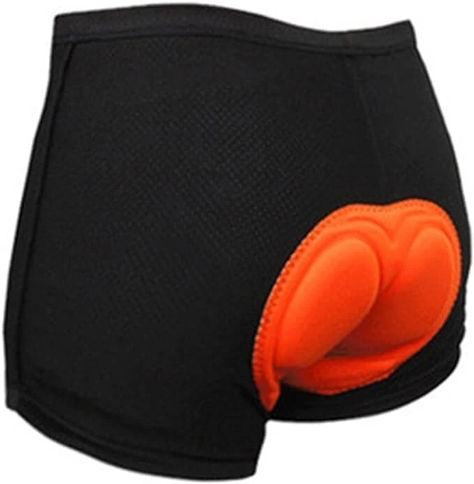 Pantalones cortos acolchados transpirables 3D para mujeres hombres para bicicleta ciclismo bicicleta ropa interior pantalones suaves Foto 3 de 4