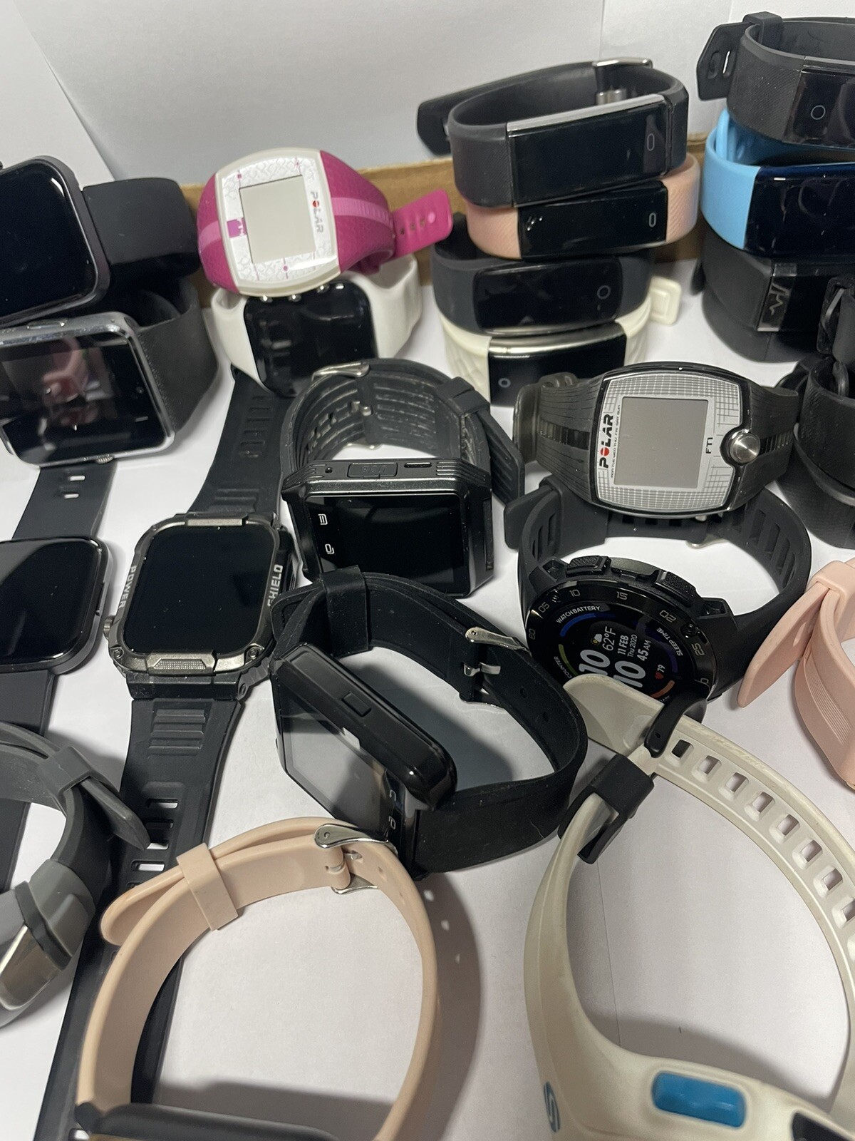 Large lot of 35 Smart Watches Huge Variety Resale Discount Wholesale