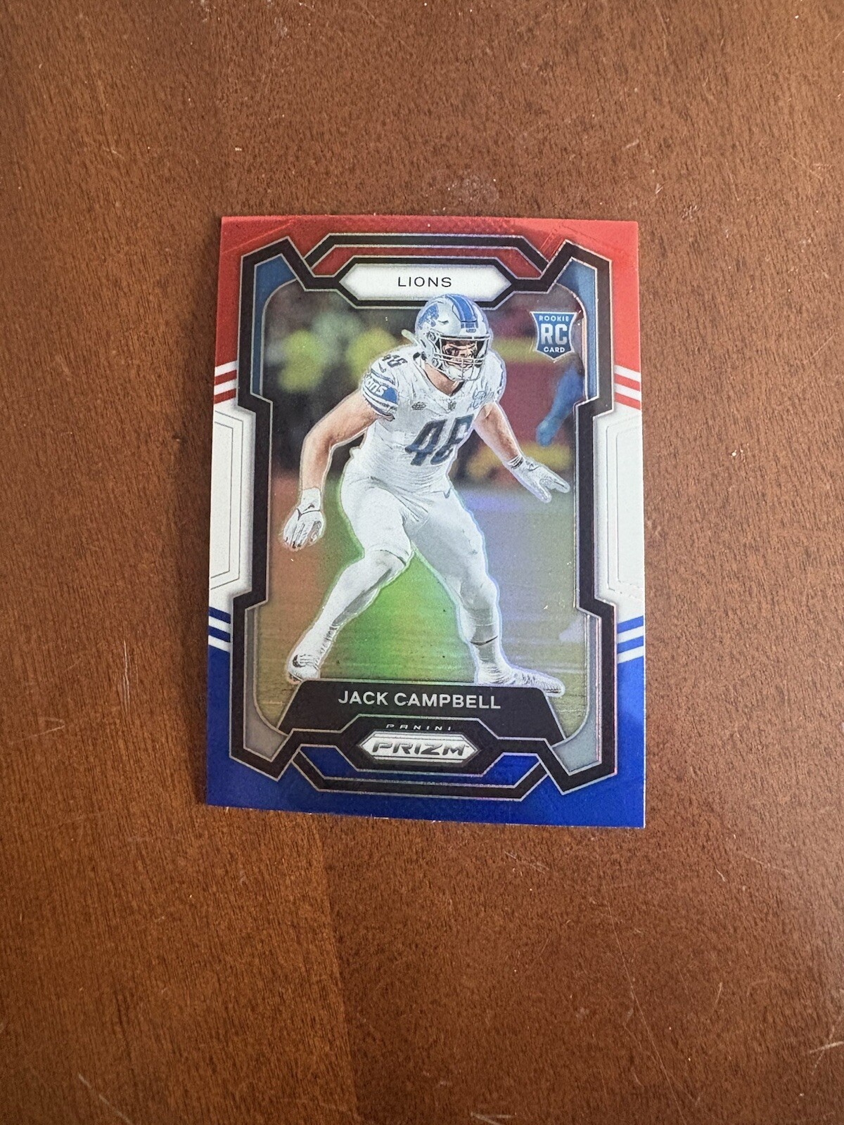 2023 Panini Prizm - Rookies Red White & Blue Prizm #330 Jack Campbell (RC)