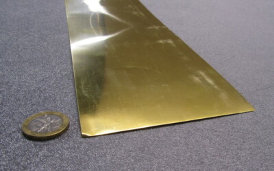 260 Brass Flat Bar .010/" Thick x 6.0/" Wide x 36/" Length