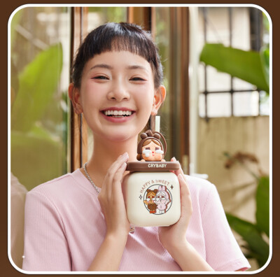 POPMART CRYBABY Tears Factory Series crying again Ceramic straw