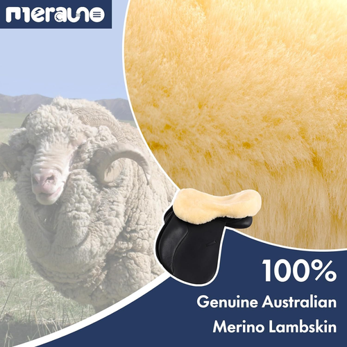 ® Coprisedile in Lana D'Agnello in Lana Di Agnello Merino per Un Comfort Ottimal - Foto 2 di 12