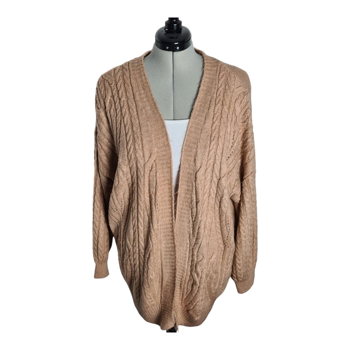 Beige color cardigan sale
