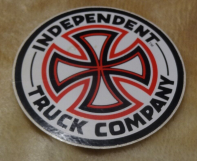INDEPENDENT TRUCKS 80's vtg Skateboard sticker original print | eBay