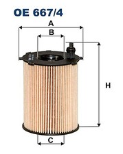 FILTRON OE 667/4 Oil Filter for CITROËN,DS,GAZ,OPEL,PEUGEOT,TOYOTA,VAUXHALL