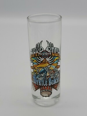 Hard Rock Cafe Myrtle Beach Bike Week Shot Glass HARLEY DAVIDSON