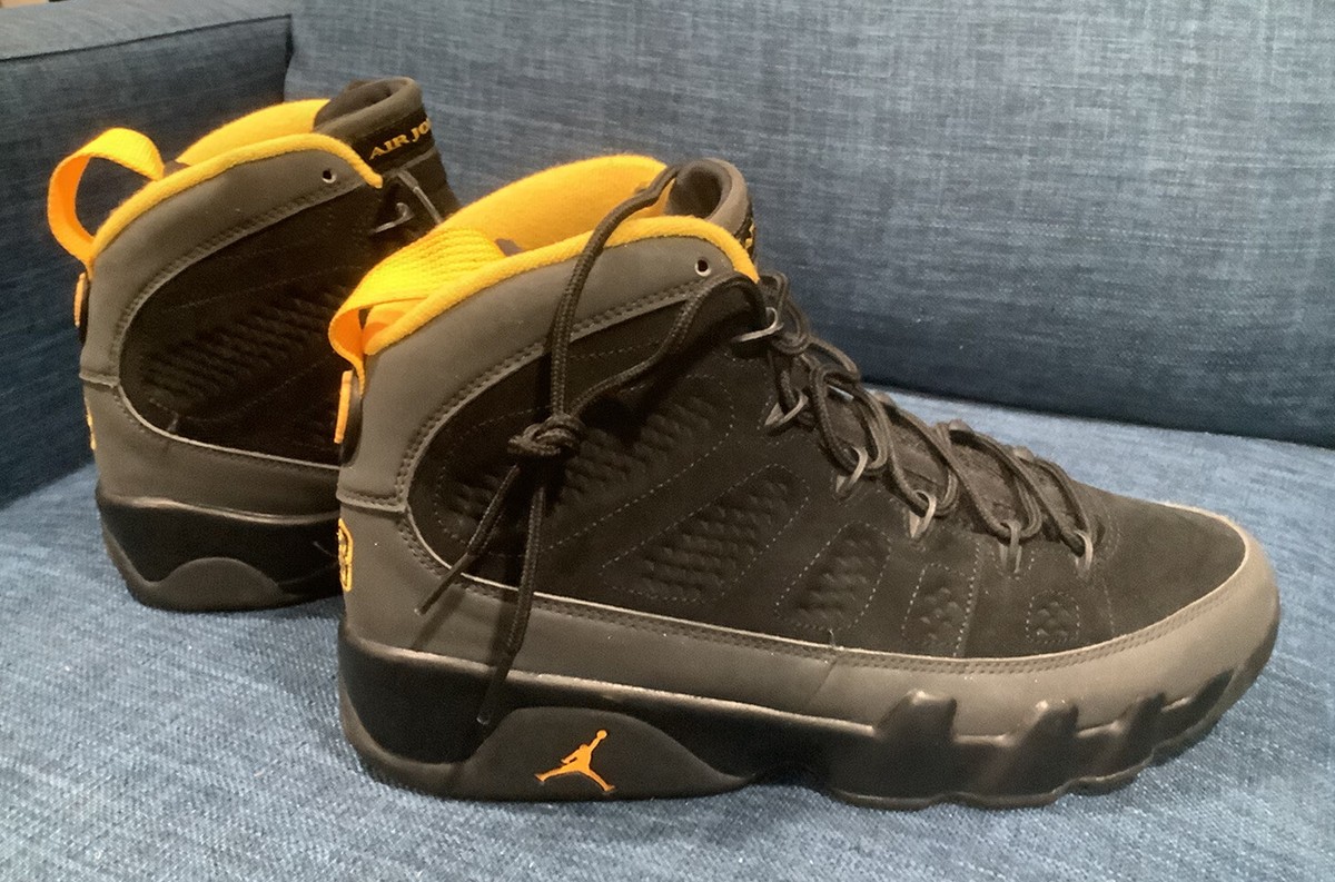 スニーカー Nike Air Jordan 9 Retro Dark Charcoal University Gold SS 21 s-l1200.jpg