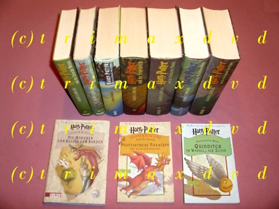 Gebundene Büchersammlung ! _ Harry Potter 1-7 & Barden, Qidditch, Tierwesen