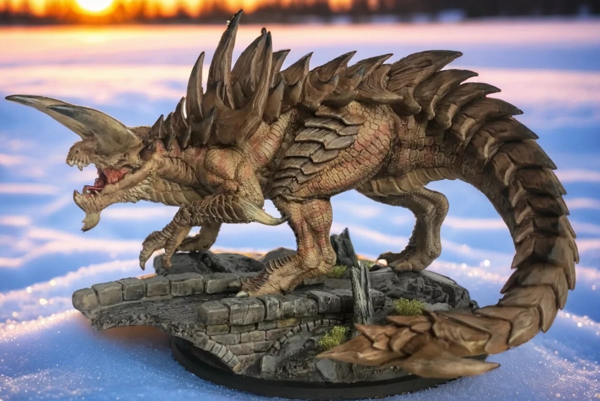 Large Tarrasque UNPAINTED Dungeons & Dragons/Pathfinder miniature
