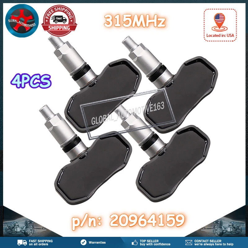 Tire Pressure Sensor For Chevrolet Camaro 2010-2015 315MHz 20964159 TPMS SET 4 - Image 2 of 4
