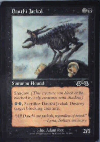 Dauthi Jackal - Exodus: #58, Magic: The Gathering Lp R96