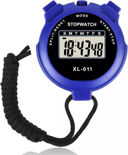 New Digital Handheld Sports Stopwatch Stop Watch Timer Alarm Counter UK Seller🏃 - Picture 11 of 18