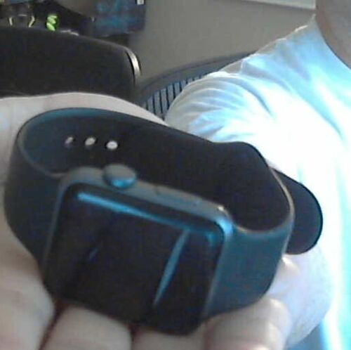 Apple Watch Series 6 44mm Space Gray Aluminum Case with Black Sport Band -...