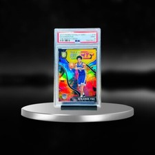 De'Aaron Fox 2017-18 Panini Totally Certified The Mighty RC Gold PMG /10 PSA 9