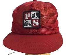 Vintage K-Products trucker mesh Snap back hat Red In Excellent Condition