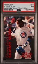 1999 Fleer SAMMY SOSA Chicago Cubs WARNING TRACK Parallel 2W Only Pop 1 PSA 7