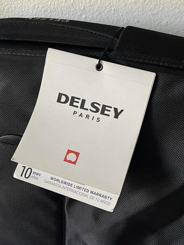 NEW With Tag~Delsey Helium Sky 2.0 Garment Bag~Black~42"x 23"x 3"~Shoulder Strap - Picture 4 of 14