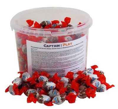 (33,33 /1kg) Ferrero Kinder Schoko Bons im Party Bucket, 1,2kg