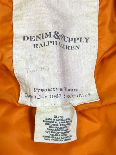 Ralph Lauren Denim & Supply Camo Hooded Down Puffer Jacket XL - Picture 2 of 5