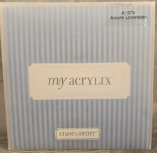 Close to My Heart Stamp A1079  Amore Lowercase 