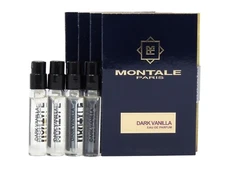 MONTALE PARIS DARK VANILLA EDP 2.0ml .06oz x 4 COLOGNE PERFUME SPRAY SAMPLES