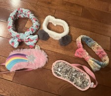 Set 5 Spa Headbands and Sleep Masks