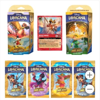 Disney - ディズニー ロルカナ INTO THE INKLANDS  1BOX Amazon.com: Ravensburger Disney Lorcana TCG: Into The