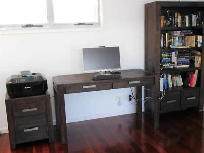 Kingston Computer Desk 2 Draw File Cabinet And Kingston Computer Desk 2 Draw File