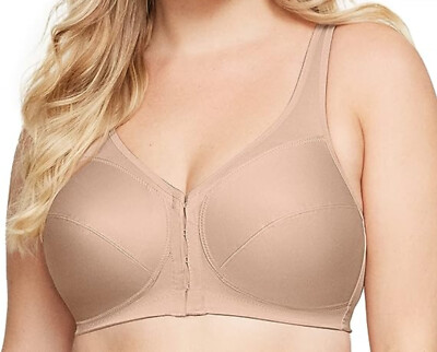 NEU Glamorise Große Größen Damen Rückenstützender MagicLift-Vorderverschluss-BH