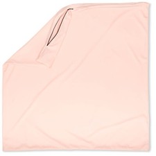 24" x 24" Cover Throw Pillowcases - 85/15 Nylon/Spandex Silky Cream Peach