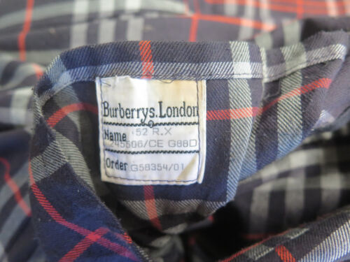 Gabardina impermeable original Burberry azul Mac talla L 42" Euro 52 regular - Imagen 8 de 13