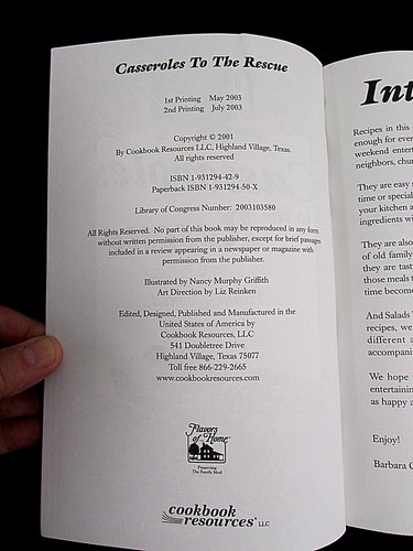 CASSEROLES TO THE RESCUE Easy-To-Make Meals Cookbook 2003 Barbara C. Jones RE114 - Imagen 3 de 7