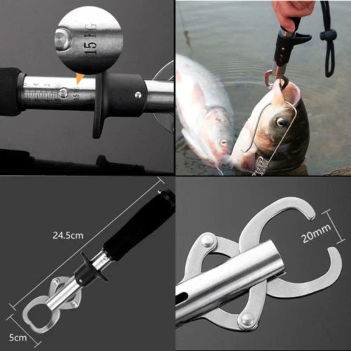 Gripper Controller Stainless Steel Fish Lip Gripper with scales and ruler pliers - Image 2 of 4