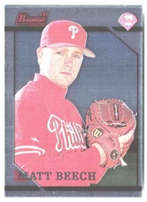 1996 Bowman Foil #346 Matt Beech Philadelphia Phillies Rookie MM