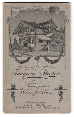 Fotografie Jacques Studer, Weinfelden, Wilerstr., Ansicht Weinfelden, Blick auf 