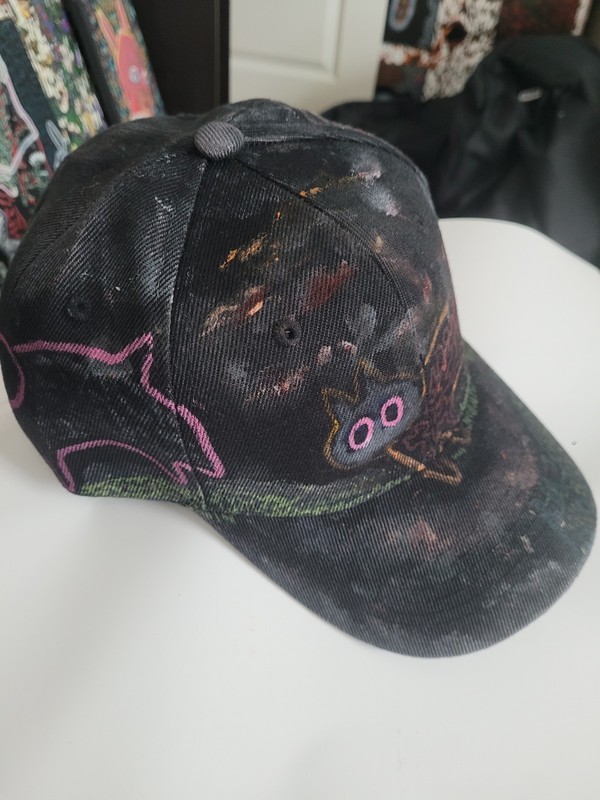 Free Handed 1 of 1  Now and Forever Ball Cap By PERKIES POCKET Cats Violently 