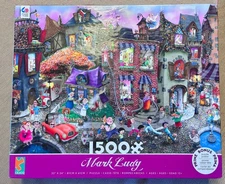 COMPLETE Mark Ludy 1500 Piece Jigsaw Puzzle Ceaco Series 9 Night Celebration 32