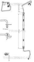 Hydraulikschlauch Lenkung Triscan 8516 16030 FüR Ford Fiesta 5 Fusion Van 16V