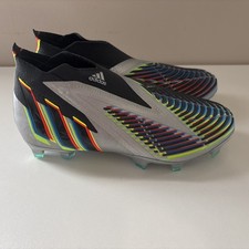 Adidas Predator Edge FG Silver Multi Soccer Cleats Men s 6/Women s 7