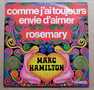 MARC HAMILTON Wie ich immer lieben möchte, Rosemary LP 33T Sexy Psych 1970
