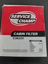 Cabin Air Filter Service Champ C38224