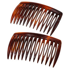 Paris AD825/2 French Hair Side Comb, Small, Curved Tortoise Shell French Twist H