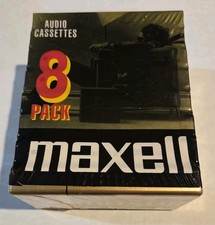 Maxell XLII 100 High Bias 8 PACK Cassette Tapes - Sealed New